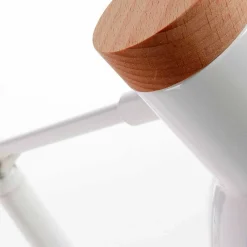 Wohnen Lampen & Leuchten*Zeitlose Tischleuchte in Weiß & Buche - Laola