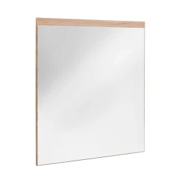 Wohnen Zeitloser Wandspiegel 75x87x2 cm - Nusenia