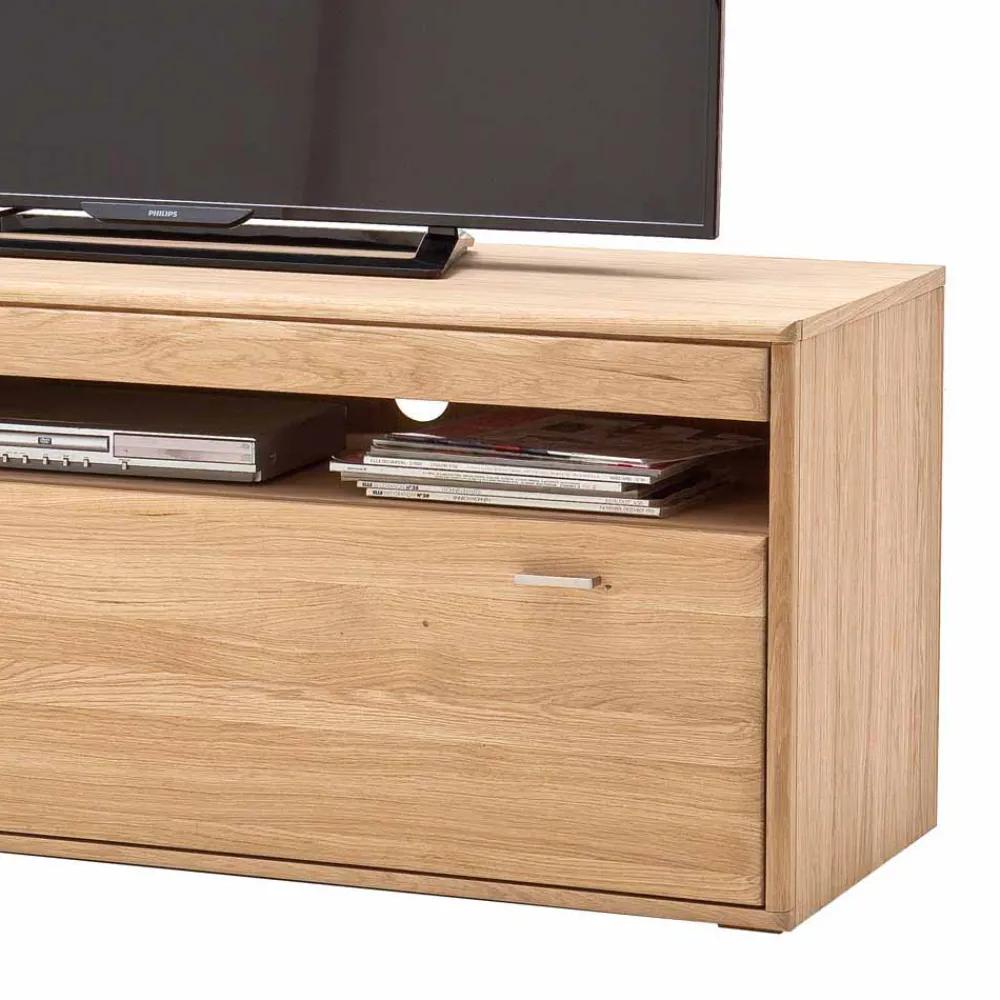 Wohnen Zeitloses TV Element in Eiche Bianco - Vernella