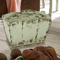 Wohnen Shabby Chic Möbel|Vintage Möbel*Zeitschriftenständer Keopado im Shabby Chic Look