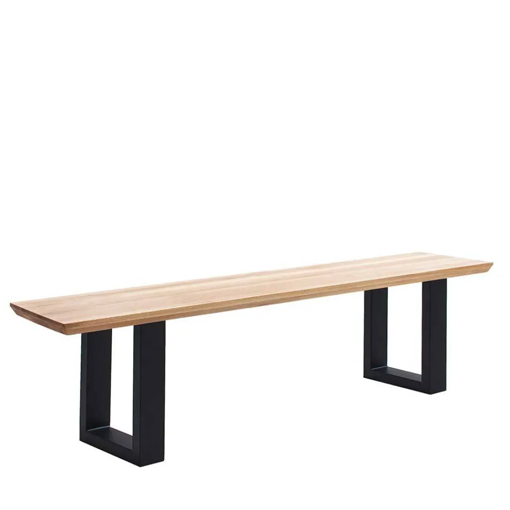 Wohnen Zerreiche Esstischbank mit Schweizer Kante - Osla