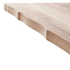 Wohnen Zerreiche Esszimmerbank mit Baumkanten - Lagon