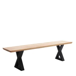 Wohnen Loft Möbel|Industrial Möbel*Zerreiche Küchenbank mit Schweizer Kante - Liberatos