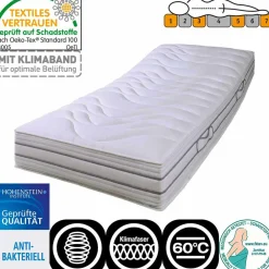Wohnen Jugendmatratzen|Matratzen*7-Zonen Federkernmatratze mit Tonnentaschen-Federn Cruba H3