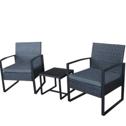 Wohnen Zwei Gartensessel & Beistelltisch - Laki (dreiteilig)