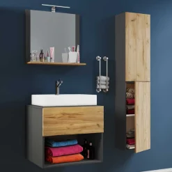 Wohnen Zweifarbige Badezimmermöbel hängend - Effect (dreiteilig)