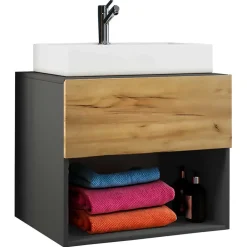 Wohnen Zweifarbige Badezimmermöbel hängend - Effect (dreiteilig)