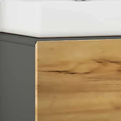 Wohnen Zweifarbige Badezimmermöbel hängend - Effect (dreiteilig)