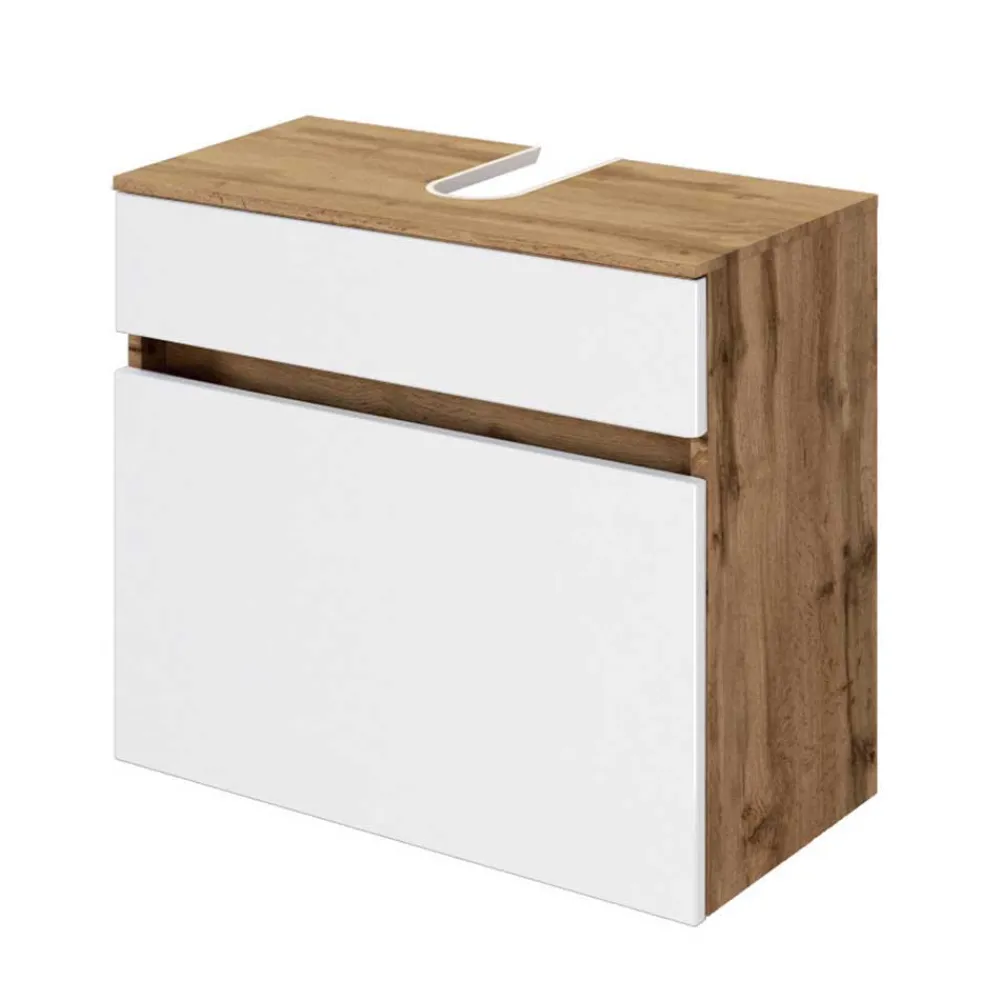 Wohnen Zweifarbige Badmöbel Zusammenstellung - Maklesa (vierteilig)