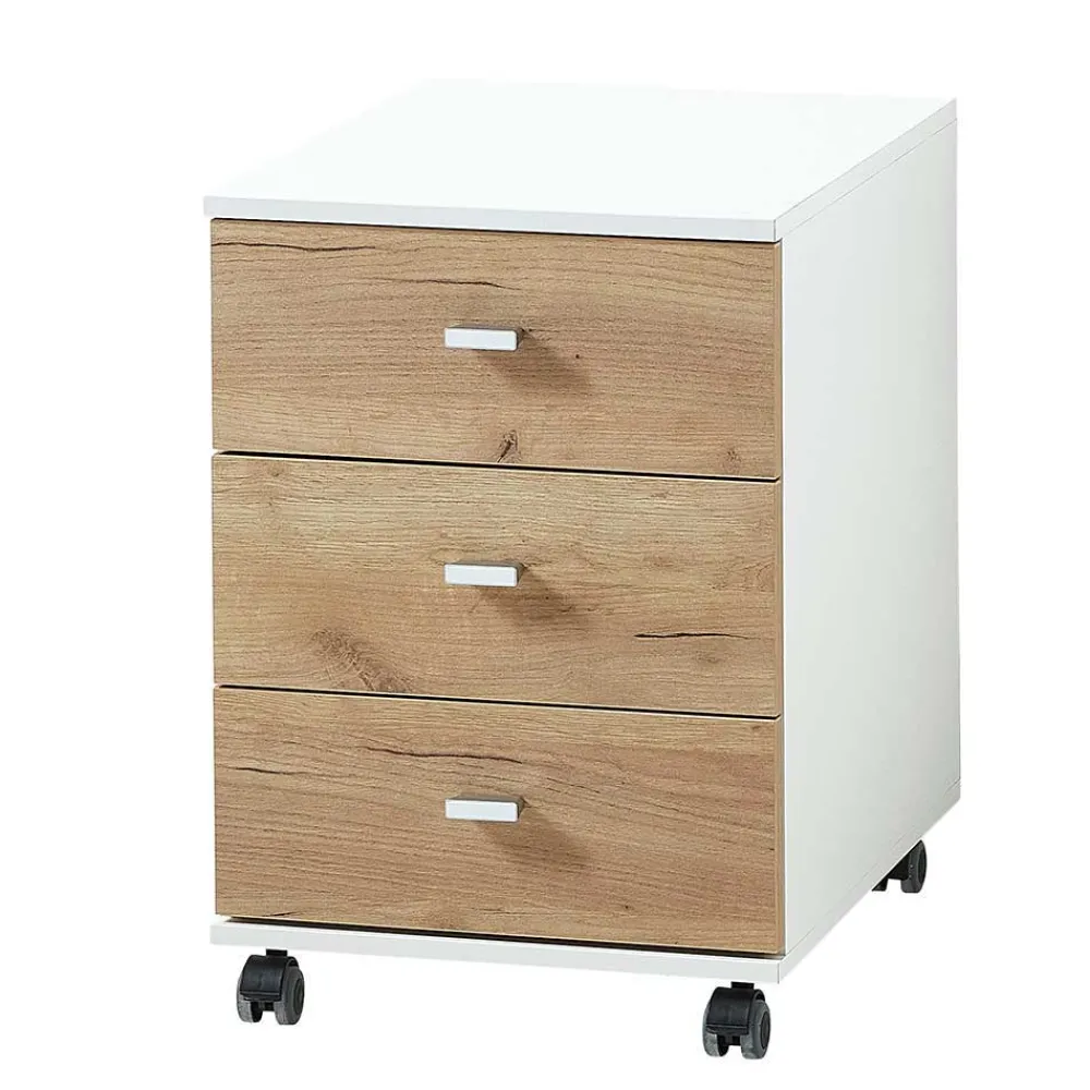 Wohnen Zweifarbige Büromöbel Kombination - Situatica (fünfteilig)