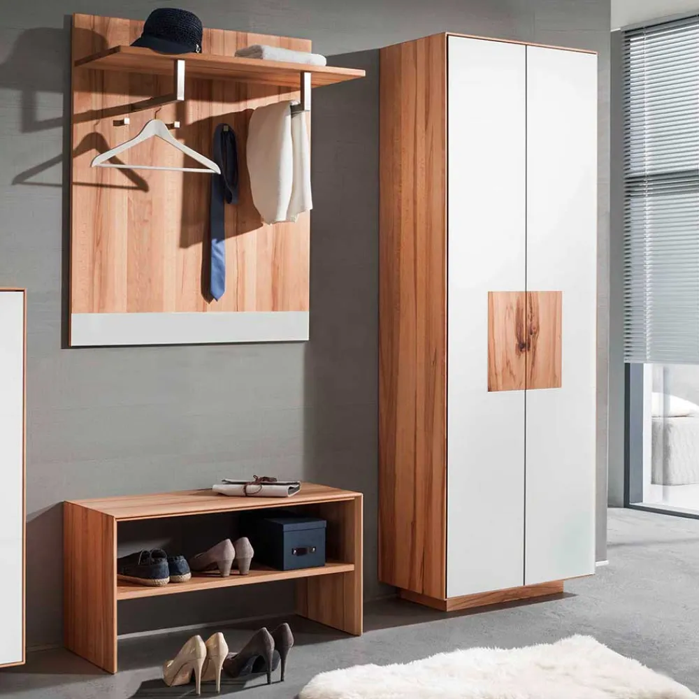 Wohnen Garderoben|Garderoben*Zweifarbige Flurmöbel Kombi - Mandrey (dreiteilig)