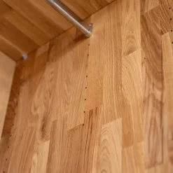 Wohnen Zweifarbiger Kleiderschrank aus Eiche massiv - Agusto