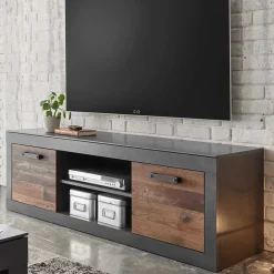 Wohnen Sideboards & Kommoden|Tv & Hifi-Möbel*Zweifarbiges TV Board 153 cm breit - Timuras
