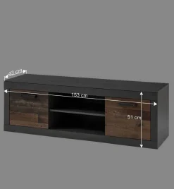 Wohnen Sideboards & Kommoden|Tv & Hifi-Möbel*Zweifarbiges TV Board 153 cm breit - Timuras