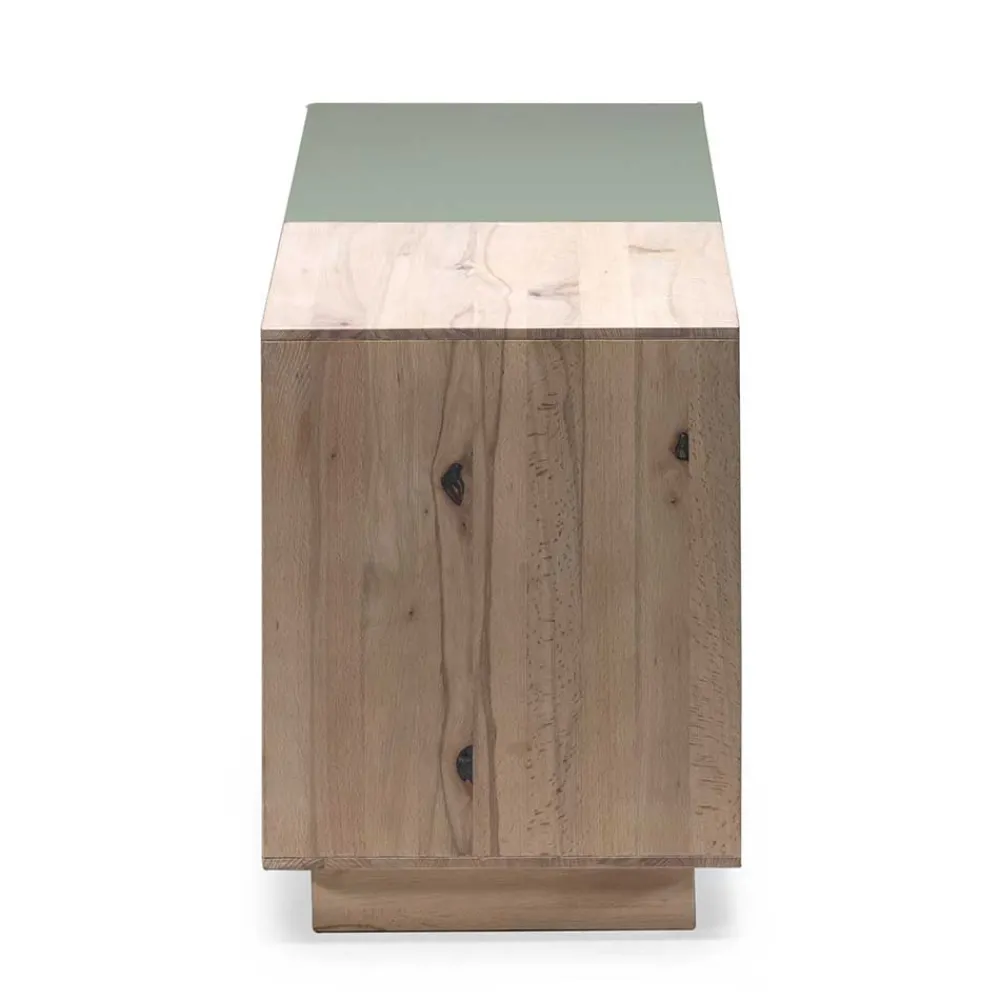 Wohnen Zweifarbiges TV Board mit Gerätefach - Ajevos