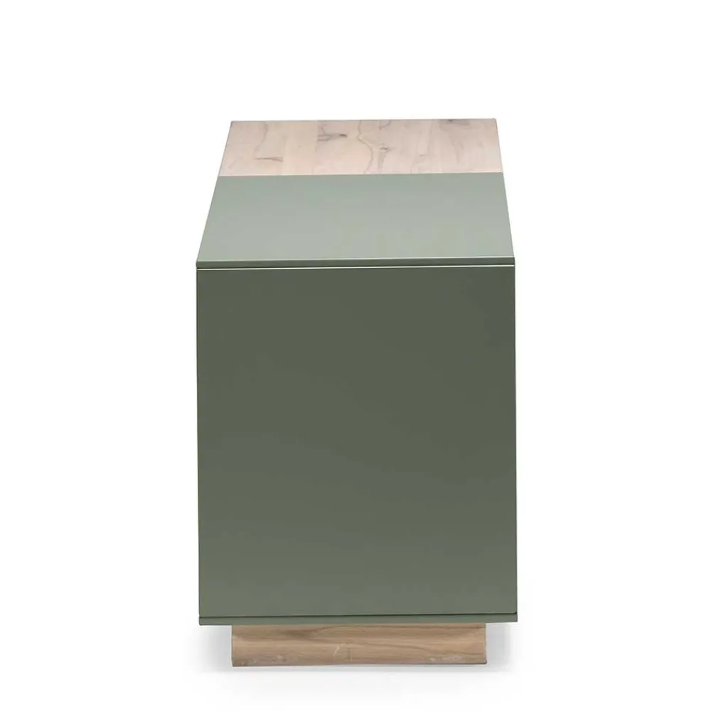 Wohnen Zweifarbiges TV Board mit Gerätefach - Ajevos