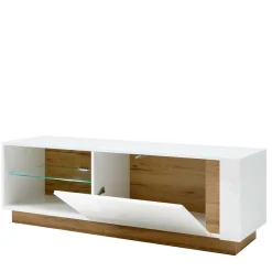 Wohnen Tv & Hifi-Möbel|Tv & Hifi-Möbel*Zweifarbiges TV Board mit Klappe - Myrda