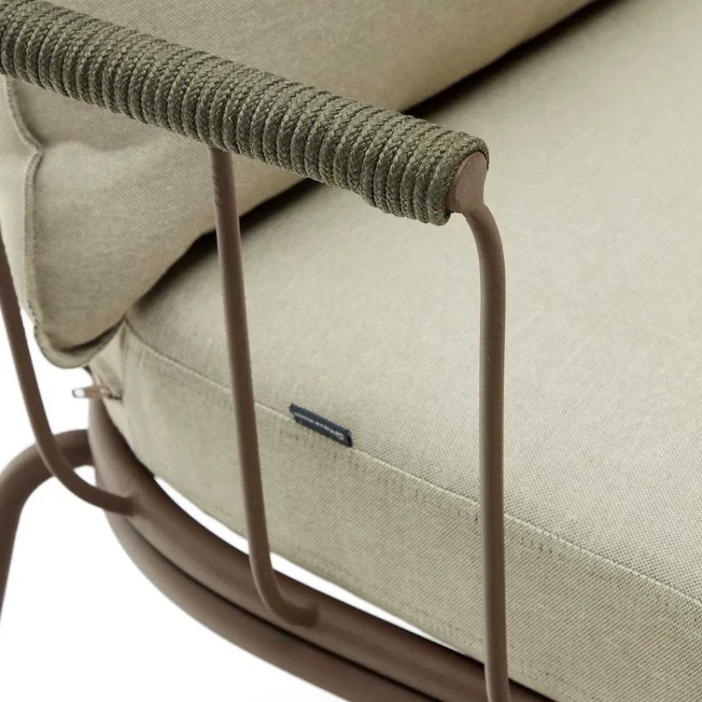 Wohnen Zweisitzer Gartensofa in Braun - Ragusca