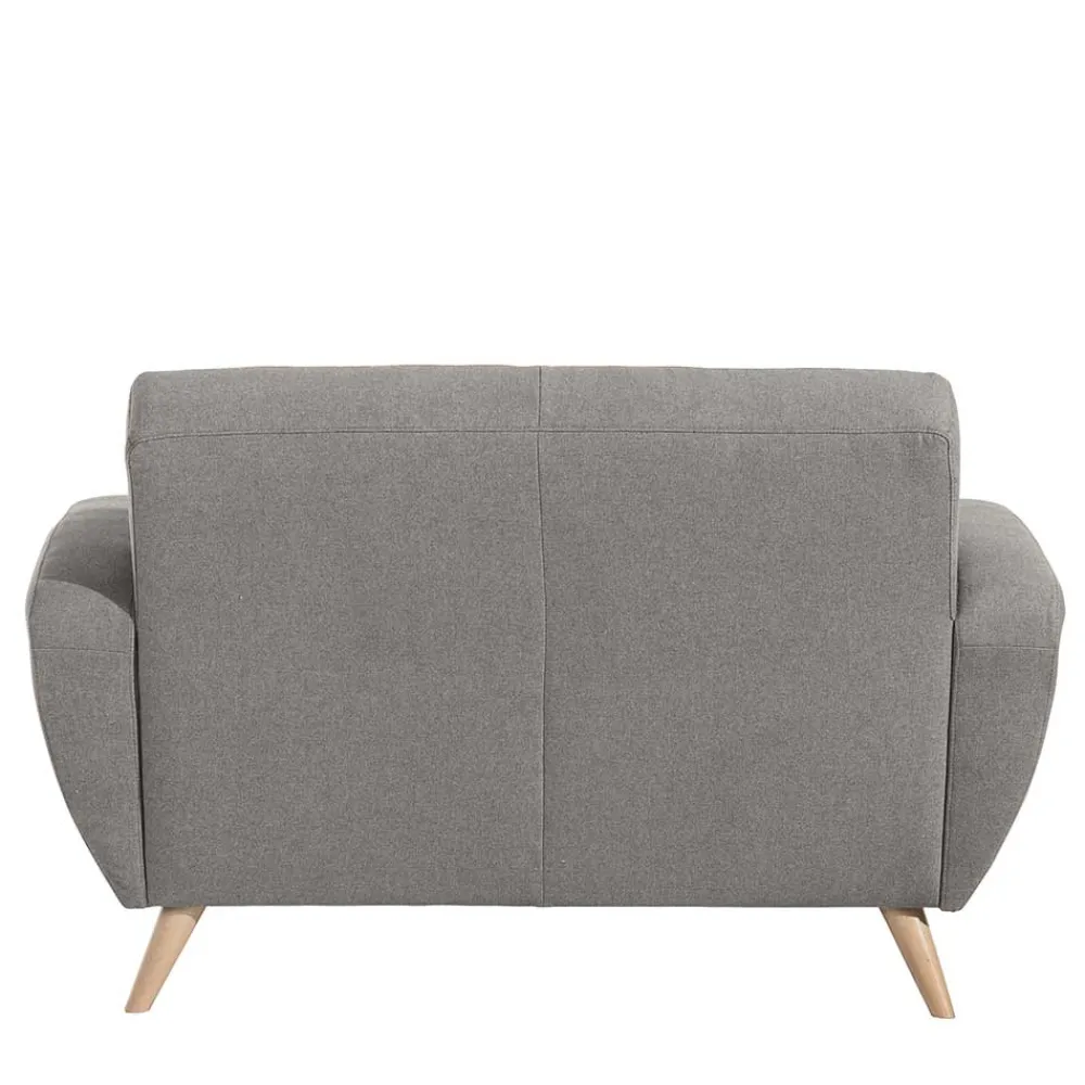 Wohnen Zweisitzer Sofa in Grau Microfaser - Durencas