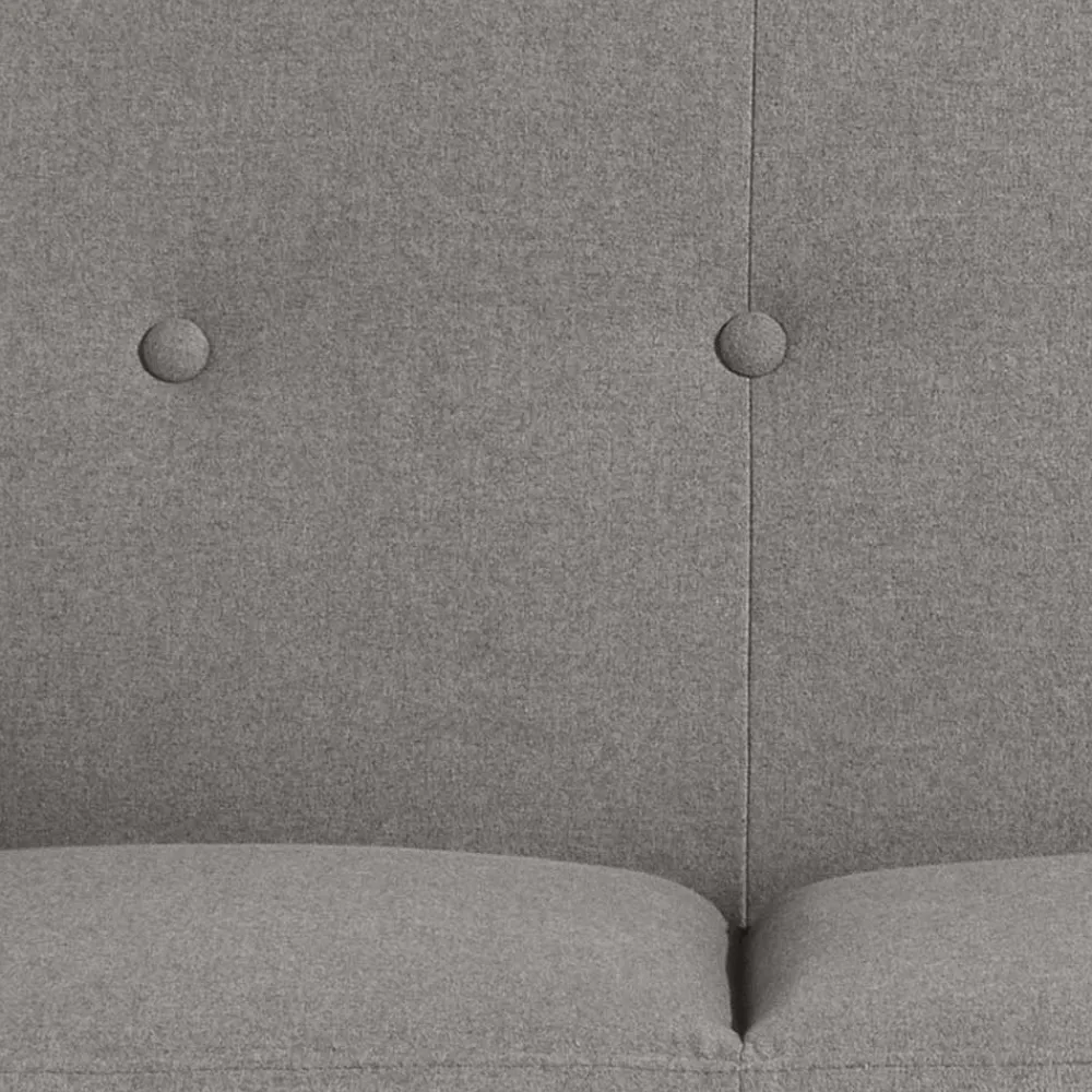 Wohnen Zweisitzer Sofa in Grau Microfaser - Durencas