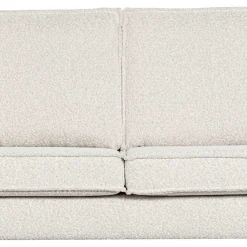 Wohnen Retro Möbel|Sofas*Zweisitzer Wohnzimmercouch in Beige Boucle - Elisa