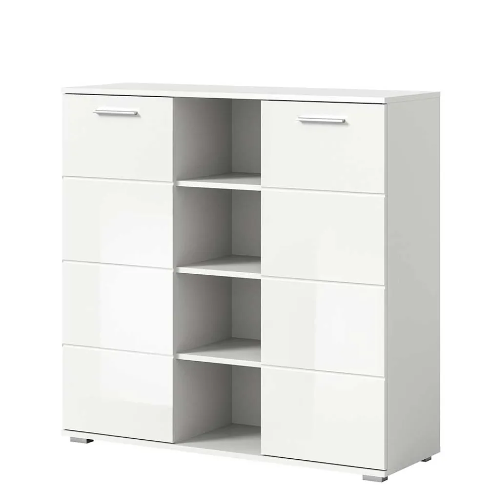 Wohnen Garderoben|Garderoben*Zweiteiliges Dielenmöbel Set Hochglanz - Rugova (zweiteilig)