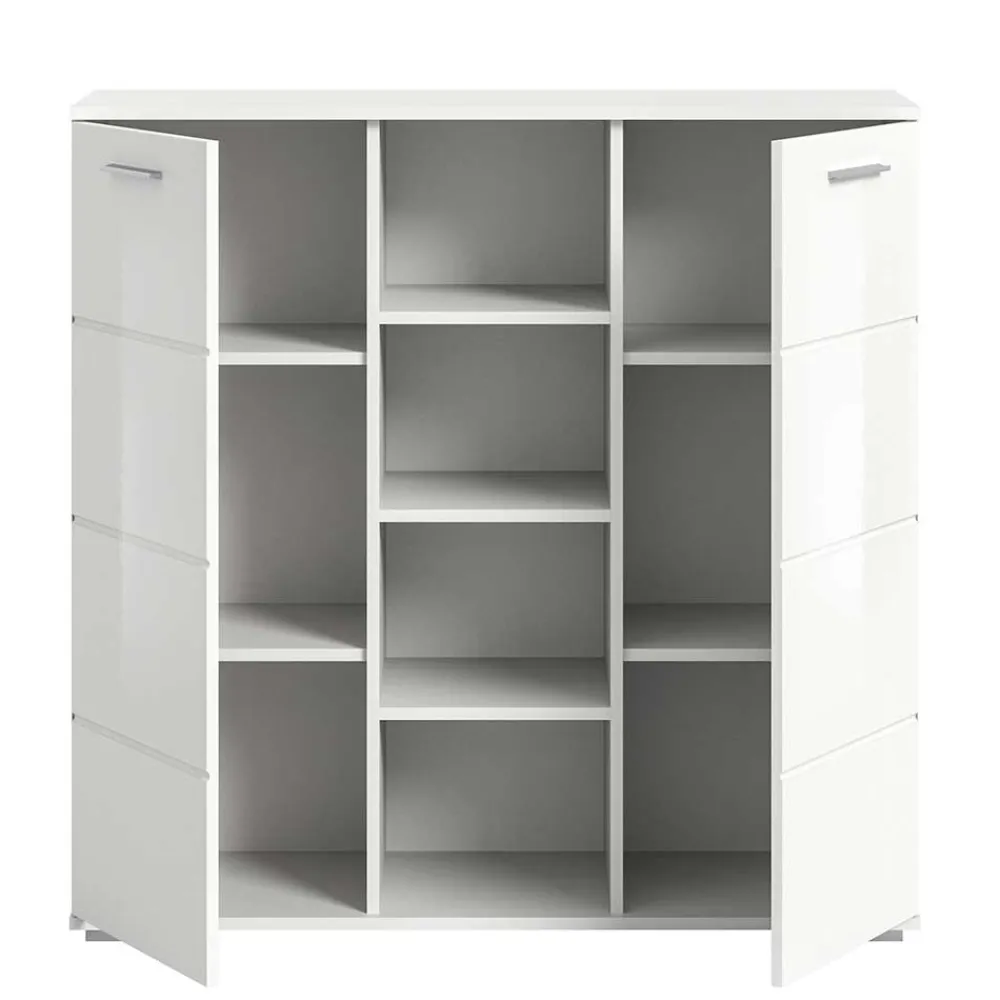 Wohnen Garderoben|Garderoben*Zweiteiliges Dielenmöbel Set Hochglanz - Rugova (zweiteilig)